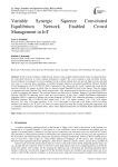 Variable Synergic Squeeze Convoluted Equilibrium Network Enabled Crowd Management in IoT