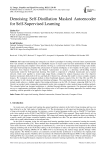 Denoising Self-Distillation Masked Autoencoder for Self-Supervised Learning