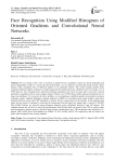 Face Recognition Using Modified Histogram of Oriented Gradients and Convolutional Neural Networks