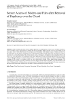 Secure Access of Folders and Files after Removal of Duplicacy over the Cloud