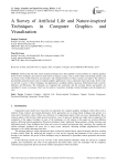 A Survey of Artificial Life and Nature-inspired Techniques in Computer Graphics and Visualization