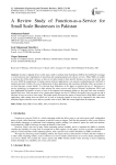 A Review Study of Function-as-a-Service for Small Scale Businesses in Pakistan