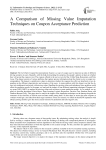 A Comparison of Missing Value Imputation Techniques on Coupon Acceptance Prediction