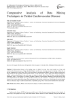 Comparative Analysis of Data Mining Techniques to Predict Cardiovascular Disease