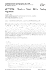 MOTIFSM: Cloudera Motif DNA Finding Algorithm