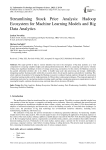 Streamlining Stock Price Analysis: Hadoop Ecosystem for Machine Learning Models and Big Data Analytics