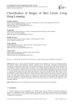 Classification of Images of Skin Lesion Using Deep Learning