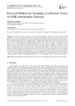 Revised Method for Sampling Coefficient Vector of GNR-enumeration Solution