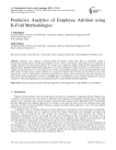 Predictive Analytics of Employee Attrition using K-Fold Methodologies