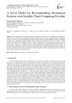 A Novel Model for Recommending Information Systems with Suitable Cloud Computing Provider