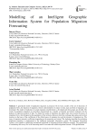 Modelling of an Intelligent Geographic Information System for Population Migration Forecasting