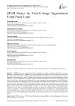 STEM Project for Vehicle Image Segmentation Using Fuzzy Logic