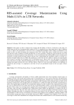 RIS-assisted Coverage Maximization Using Multi-UAVs in LTE Networks