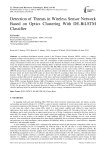 Detection of Threats in Wireless Sensor Network Based on Optics Clustering With DE-BiLSTM Classifier