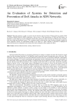 An Evaluation of Systems for Detection and Prevention of DoS Attacks in SDN Networks