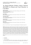 An Energy-Efficient Wireless Sensor Network (EE-WSN) for Hazard and Crack Detection in Coal Mines