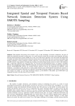 Integrated Spatial and Temporal Features Based Network Intrusion Detection System Using SMOTE Sampling