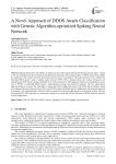 A Novel Approach of DDOS Attack Classification with Genetic Algorithm-optimized Spiking Neural Network