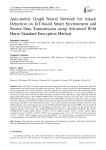 Auto-metric Graph Neural Network for Attack Detection on IoT-based Smart Environment and Secure Data Transmission using Advanced Wild Horse Standard Encryption Method