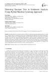 Detecting Sarcasm Text in Sentiment Analysis Using Hybrid Machine Learning Approach