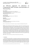 An Efficient Approach for Detection of Compromised SDN Switches and Restoration of Network Flow