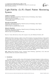 Light-Fidelity (Li-Fi) Based Patient Monitoring System