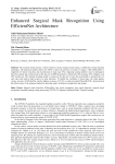 Enhanced Surgical Mask Recognition Using EfficientNet Architecture