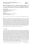 WOA Enabled Fuzzy-C-Means Segmentation for Accurate Detection of Polycystic Kidney Disease
