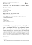 Enhancing Drug Recommender System for Peptic Ulcer Treatment