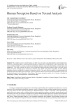 Human Perception Based on Textual Analysis