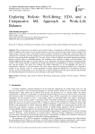 Exploring Holistic Well-Being: EDA and a Comparative ML Approach to Work-Life Balance