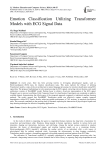 Emotion Classification Utilizing Transformer Models with ECG Signal Data