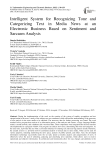 Intelligent System for Recognizing Tone and Categorizing Text in Media News at an Electronic Business Based on Sentiment and Sarcasm Analysis