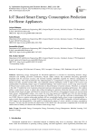 IoT Based Smart Energy Consumption Prediction for Home Appliances