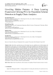 Unveiling Hidden Patterns: A Deep Learning Framework Utilizing PCA for Fraudulent Scheme Detection in Supply Chain Analytics