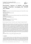 Performance Analysis of Shallow and Deep Learning Classifiers Leveraging the CICIDS 2017 Dataset