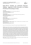Data-driven Insights for Informed Decision-Making: Applying LSTM Networks for Robust Electricity Forecasting in Libya