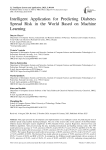 Intelligent Application for Predicting Diabetes Spread Risk in the World Based on Machine Learning