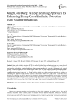 GraphConvDeep: A Deep Learning Approach for Enhancing Binary Code Similarity Detection using Graph Embeddings