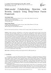 Multi-modal Cyberbullying Detection with Severity Analysis Using Deep-Tensor Fusion Framework
