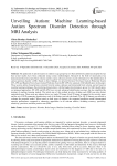 Unveiling Autism: Machine Learning-based Autism Spectrum Disorder Detection through MRI Analysis