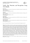 Traffic Sign Detection and Recognition Using Yolo Models