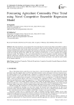 Forecasting Agriculture Commodity Price Trend using Novel Competitive Ensemble Regression Model