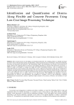 Identification and Quantification of Distress Along Flexible and Concrete Pavements Using Low-Cost Image Processing Technique