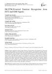 BiLSTM-Powered Emotion Recognition from ECG and GSR Signals
