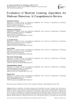 Evaluation of Machine Learning Algorithms for Malware Detection: A Comprehensive Review