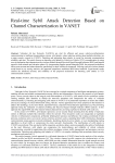 Real-time Sybil Attack Detection Based on Channel Characterization in VANET