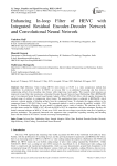 Enhancing In-loop Filter of HEVC with Integrated Residual Encoder-Decoder Network and Convolutional Neural Network