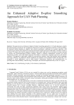 An Enhanced Adaptive B-spline Smoothing Approach for UAV Path Planning