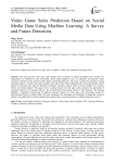 Video Game Sales Prediction Based on Social Media Data Using Machine Learning: A Survey and Future Directions